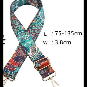 Canvas crossbody guitar strap handbag strap